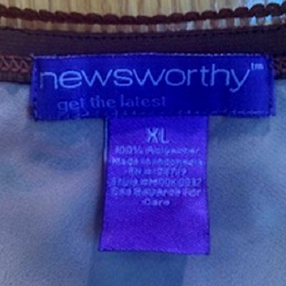 Share Similar items Sponsored See all   90s Newsworthy Pink MC Chiffon Asymmetri - Picture 8 of 8